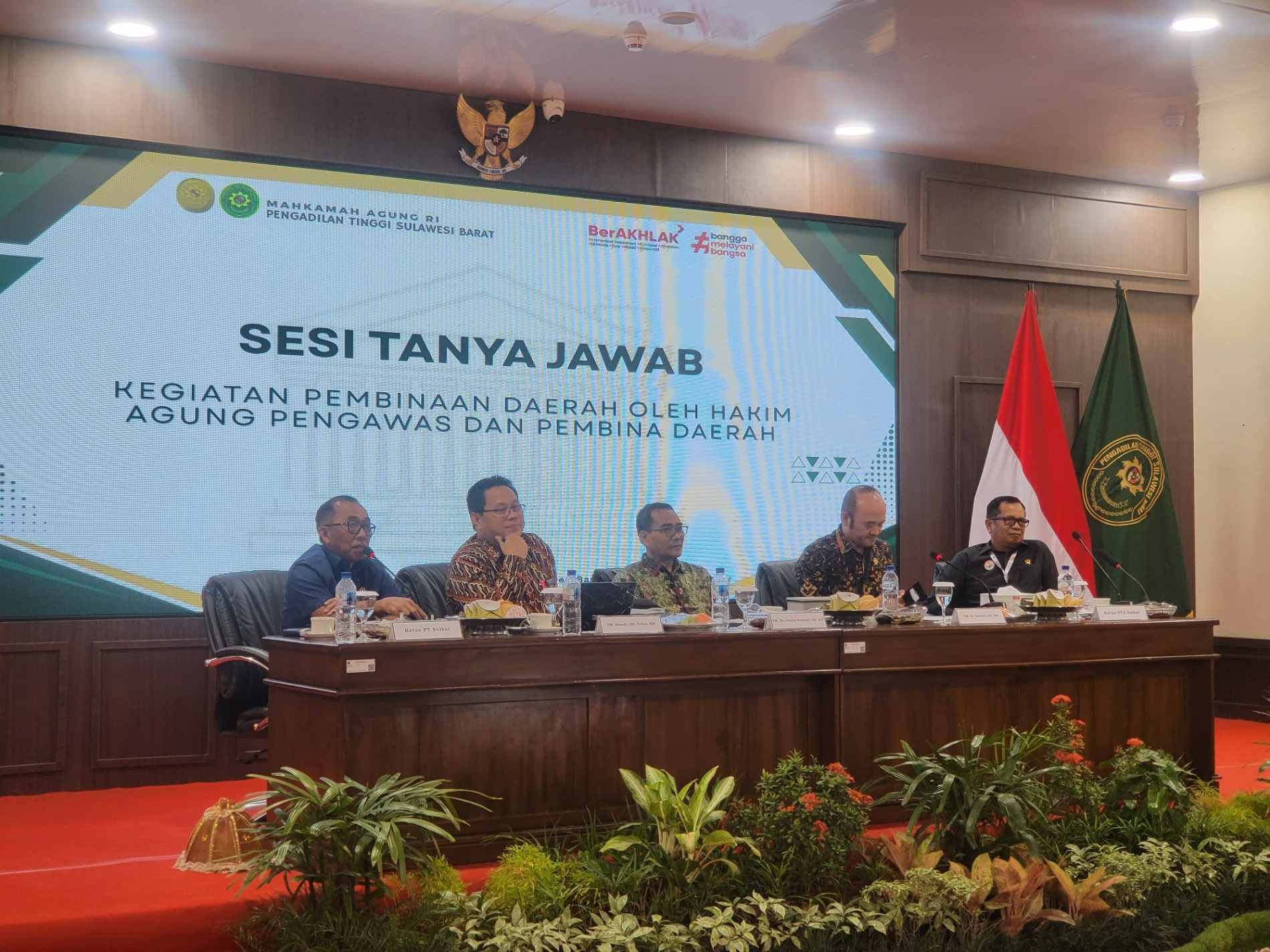 kegiatan pembinaan daerah oleh hakim agung pengawas dan 2QLJG