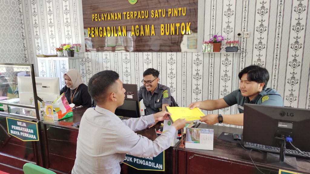 Hawasbid Pa Buntok Lakukan Quality Control Pelayanan Publik Pengadilan Agama Buntok