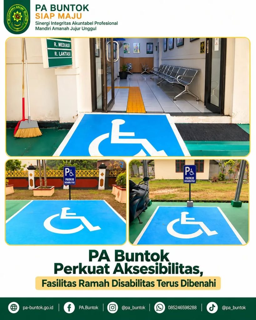 PA Buntok Perkuat Aksesibilitas, Fasilitas Ramah Disabilitas Terus Dibenahi I  ( (9/10/2026)