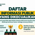 DAFTAR INFORMASI PUBLIK YANG DIKECUALIKAN I (12/10/2026)