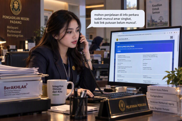 Amar Singkat Sudah Muncul di Info Perkara,  Tapi Salinan Putusan Belum Bisa Diunduh. Kenapa?