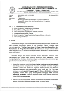 BSDK Umumkan 631 Hakim Peserta Pelatihan Kecerdasan Artifisial Gelombang II